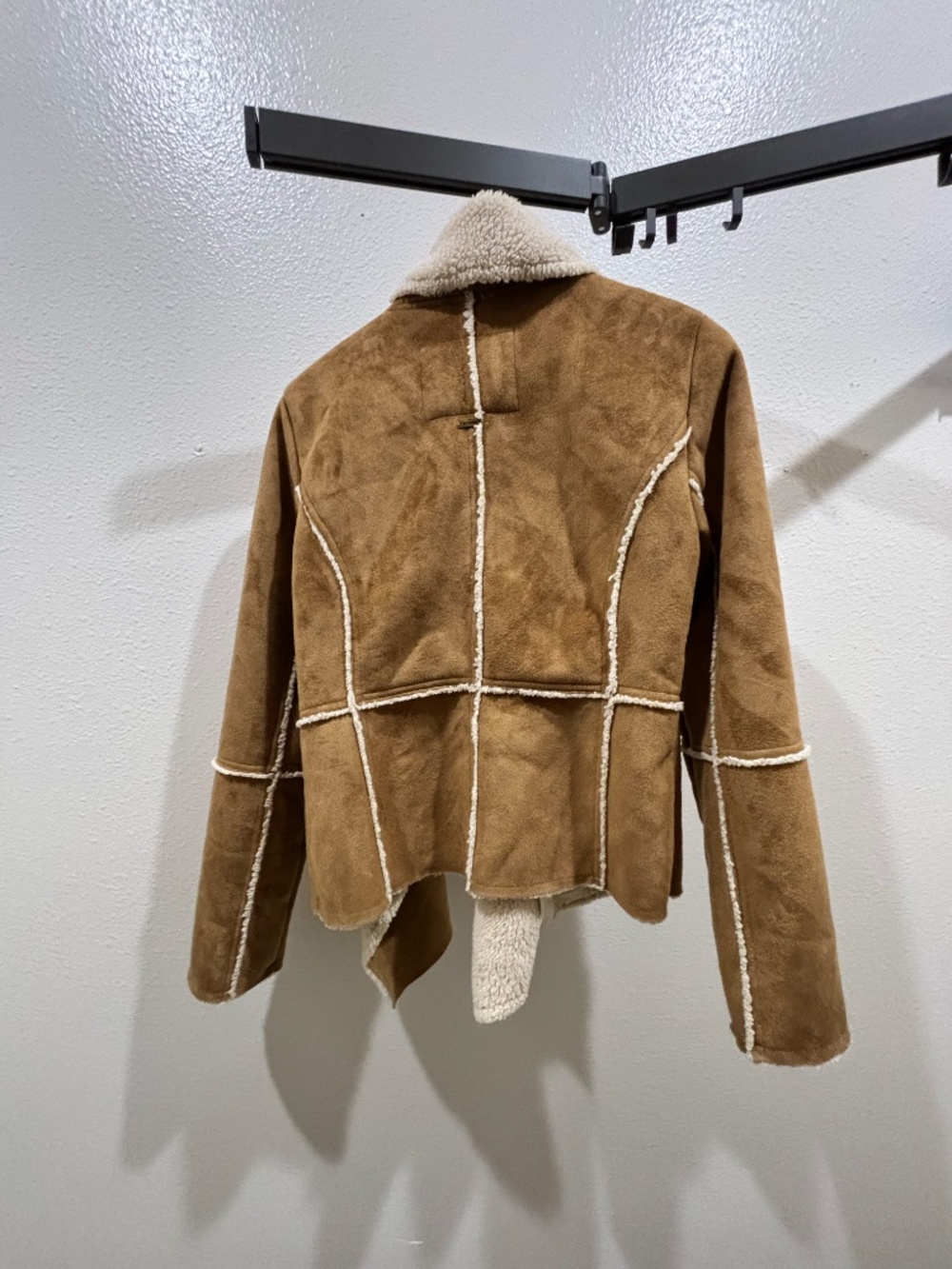 PRANA Townie Shearling Coat - Picture 2 of 5